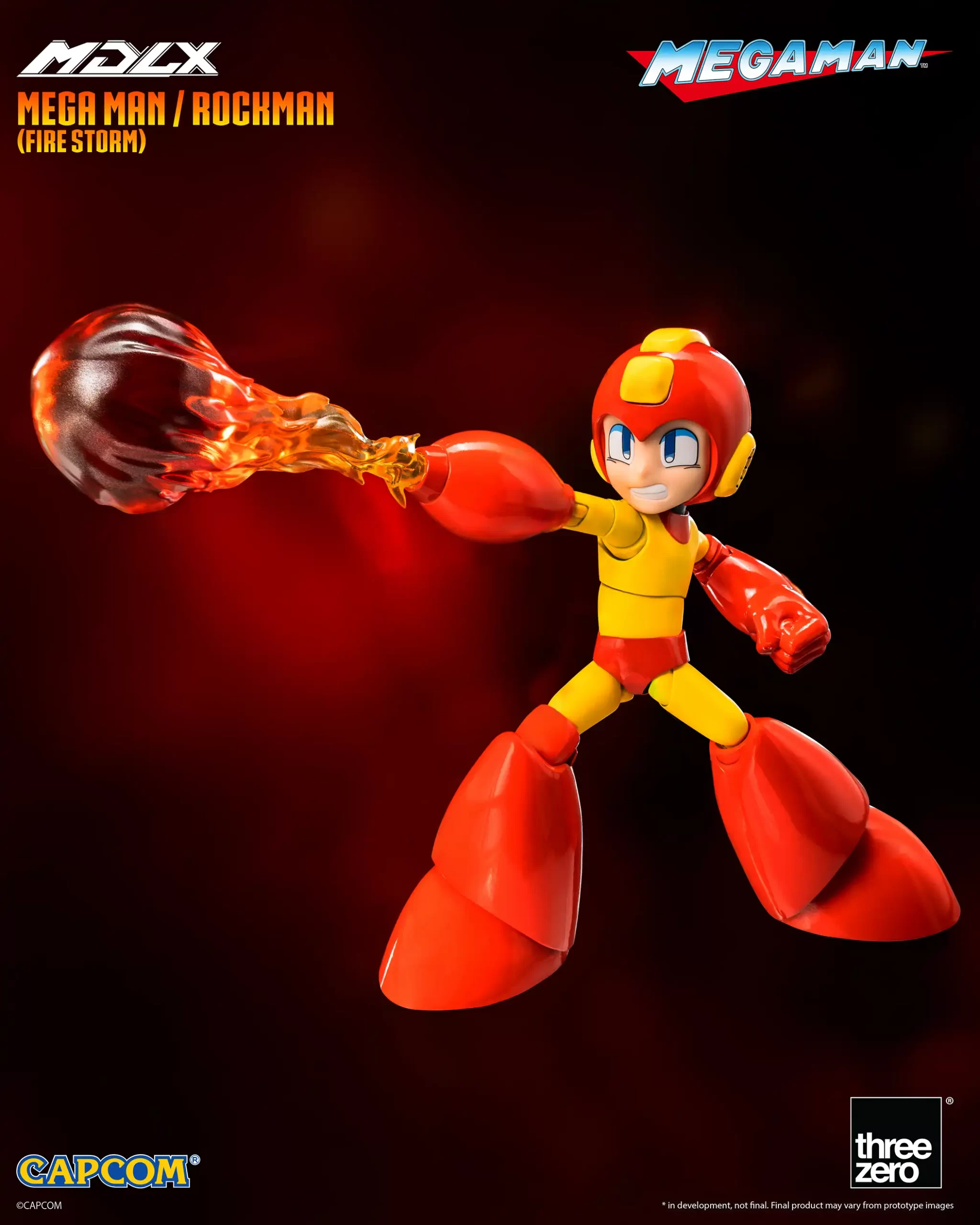 <preorder ปิดรับวันที่ 6/12/2024> เปิดรับPreorder มัดจำ 500 บาท Mega Man Fire Storm ver. 4" MDLX by Three Zero