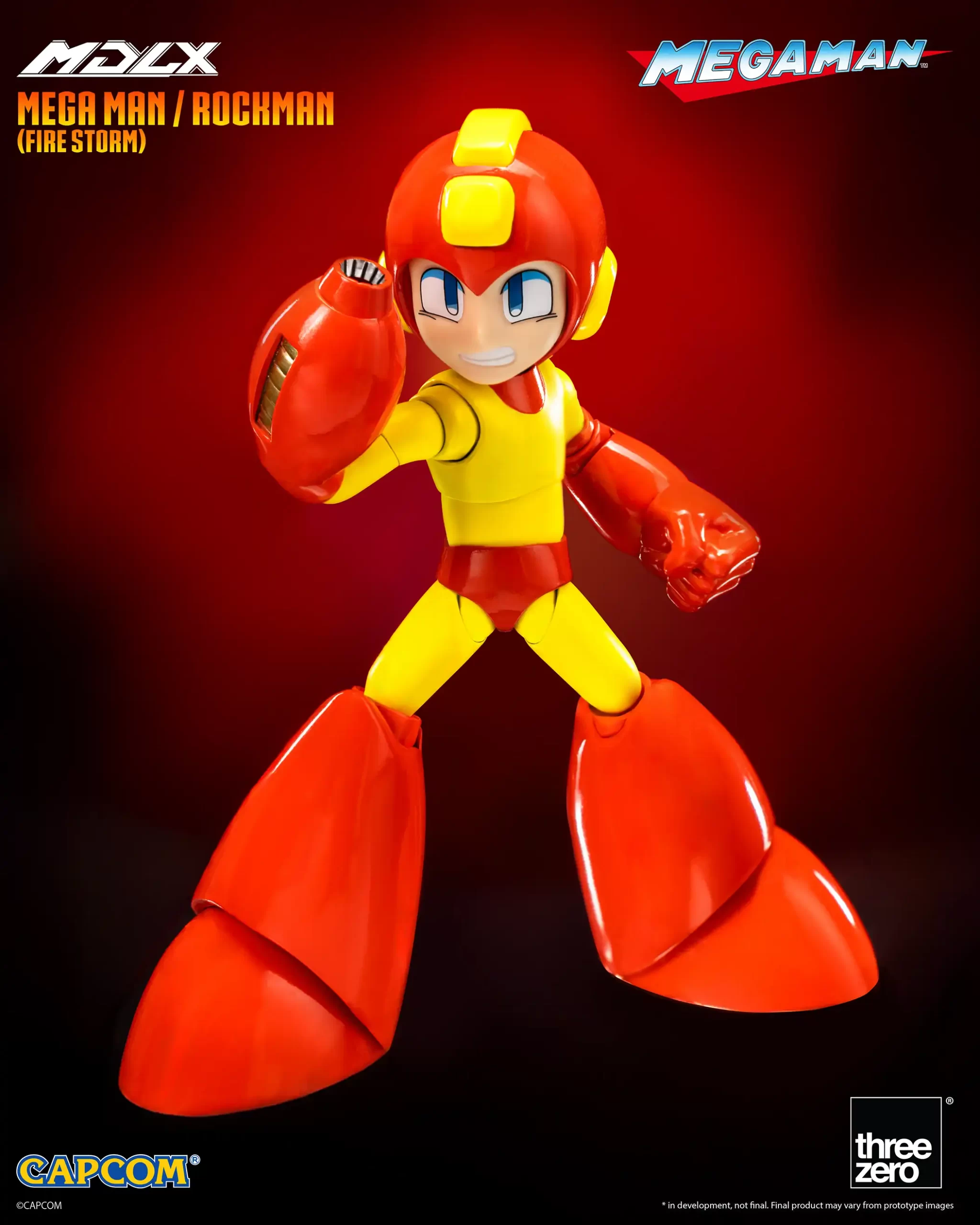 <preorder ปิดรับวันที่ 6/12/2024> เปิดรับPreorder มัดจำ 500 บาท Mega Man Fire Storm ver. 4" MDLX by Three Zero