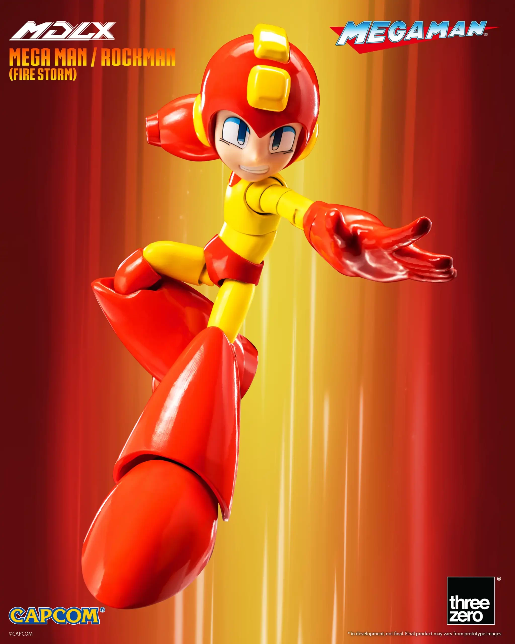 <preorder ปิดรับวันที่ 6/12/2024> เปิดรับPreorder มัดจำ 500 บาท Mega Man Fire Storm ver. 4" MDLX by Three Zero