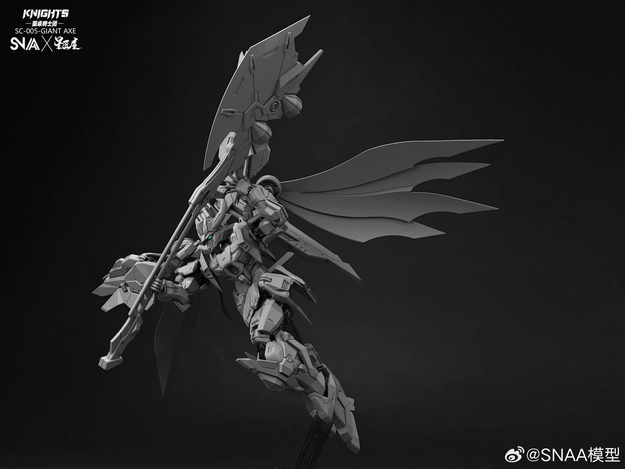 (Preorder ปิดรับที่ 4 คิว ) เปิดรับPreorder มัดจำ 50 บาท โมจีน SNAA 1/144 Lancelot