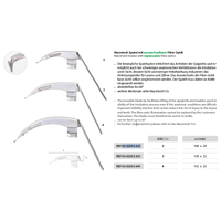 03.42053.621 McIntosh Fiberoptic Flaplight Blade No.2