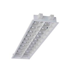 โคมตระแกรงฝังฝ้า Aura O 2xT8 36W A [30x120cm.]
