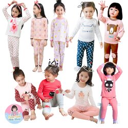 GL-3 ชุดนอนเด็กผู้หญิง แขนยาวขายาว