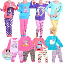 XG-3 ชุดนอนเด็กผู้หญิง แขนยาวขายาว มีขนาด 1-7ขวบ