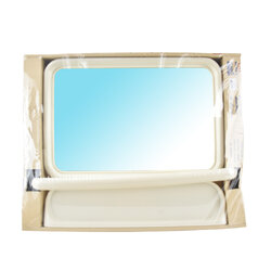 BERRY ชุดกระจกสี่เหลี่ยม 3 ชิ้น # 223 สีครีม