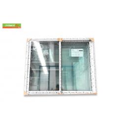 KPA211 ชุดหน้าต่างอลูมิเนียม สีขาว+มุ้ง 122x105