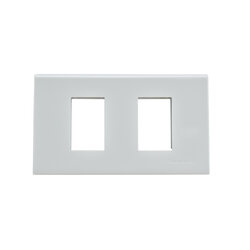 PANASONIC ฝาพลาสติก สีขาว2 ช่อง WEG 6802 WK