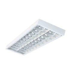 Aura โคมตะแกรงติดลอย S 2xT8 36W A [30x120cm.]