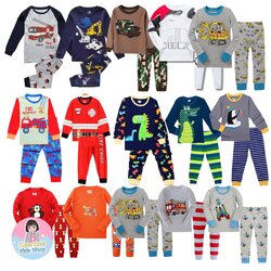 SET-B2 ชุดนอนเด็กผู้ชาย แขนยาวขายาว Size 2Y (1-2 ขวบ)