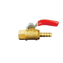 Pumpkin ก๊อกบอลวาล์วเกลียวใน-หางปลา 5x8mm. 1/4" PTT-FH5 [31382]