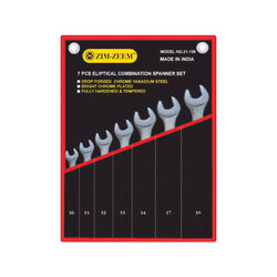 ZIM-ZEEM ประแจแหวนข้างปากตาย (7ตัว/ชุด) 21-100