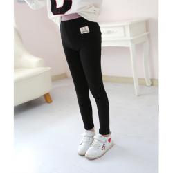 P30802 พร้อมส่งเลกกิ้งเด็กสีดำ