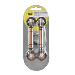 YALE มือจับกลึง WP-90804-2ACP2 ขนาด 4 นิ้ว สีทองแดงรมดำ