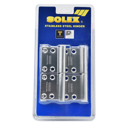 SOLEX บานพับสแตนเลส ถอดได้ (4ชิ้น/แพ็ค)