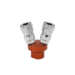 Pumpkin ข้อต่อคอปเปอร์ 2ตัว/ชุด แบบ V PTT-SMV [60464]