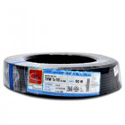 TUW สายไฟฟ้า TUW THW 1x10 sq.mm. (90ม.)