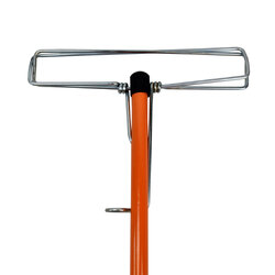 เฉพาะไม้หัวหนีบ 12" ด้ามเหล็กสีพ่น [POP-16-1]