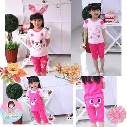 STPG-1 ชุดเซ็ตเด็กเด็กหญิง ชุดเด็กน่ารัก มีขนาด 1-5 ขวบ