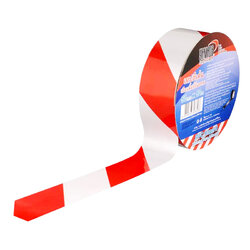 YAMADA เทปตีเส้น สีแดง-ขาว 50mmx50m