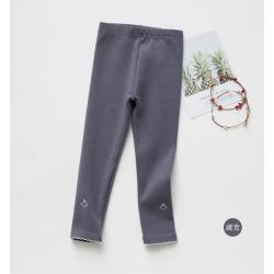 P31123 พร้อมส่งเลกกิ้งเด็กสีเทาเข้มเหมือนแบบ