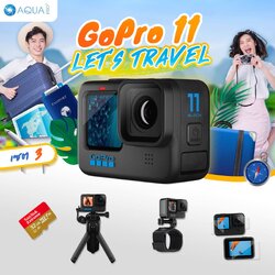 GoPro 11 โปรโมชั่น ใหม่! Let’s Travel เซต 3 By Aquapro