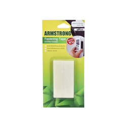 ARMSTRONG เทปหนามเตย สีขาว 20mm.x80mm.