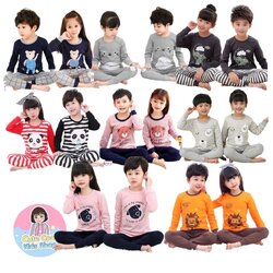 BM-3 ชุดนอนเด็กแขนยาวขายาว พร้อมส่ง 3-12 ขวบ