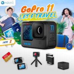 GoPro 11 โปรโมชั่น ใหม่! Let’s Travel เซต 2 By Aquapro