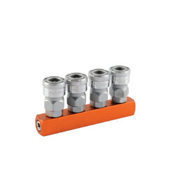 Pumpkin ข้อต่อคอปเปอร์ 4ตัว/ชุด แบบแถว PTT-SMX [60462]