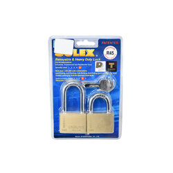 SOLEX กุญแจคล้อง KEY ALIKE 2:1 R 45,R L45