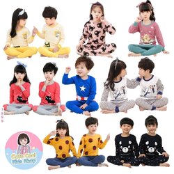 BB-5 ชุดนอนเด็กแขนยาวขายาว Size 90 (1-2 ขวบ)