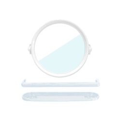 DONMARK ชุดกระจกพลาสติก ABS 3 ชิ้น สีขาว DM-900