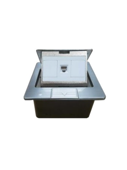 UL-2011A RJ11 POP-UP STAINLESS 1 PORT OUTLET W/DAMPING เต้ารับฝังพื้นมี DAMPING)