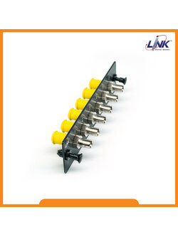 UF-2144SM Fiber Optic 6 ST Snap-In Adapter Plate (SM & MM.)
