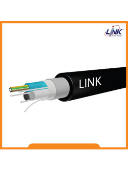 UFC9704MN Fiber Optic 4 Core OS2 9/125 μm Single-Mode, MINI ADSS, Multi Tube 3-Twisted Cable (Tensile 1,200 N)