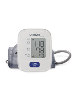 Omron เครื่องวัดความดันโลหิตอัตโนมัติ แบรนด์ Omron รุ่น HEM-7120 + Adapter