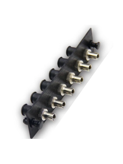 UF-2144 Fiber Optic 6 ST Snap-In Adapter Plate (MM.)