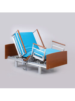 เตียงผู้สูงอายุปรับไฟฟ้าแบรนด์ Volker Bed รุ่น 3080MA จากประเทศเยอรมนี + แถมพิเศษ ที่นอนป้องกันแผลกดทับ HP Blue จากเยอรมนี + ชุดผ้าปูที่นอน + ผ้ายาง + เก้าอี้นั่งอาบน้ำ + ไม้เท้า (รุ่น TOP)