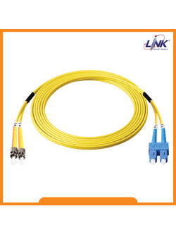 UFP946D31-03 Fiber Optic ST-SC Patch Cord OS2, Duplex Single-mode, (3.0 mm Jacket)/UPC-UPC, Lengths 3 m.