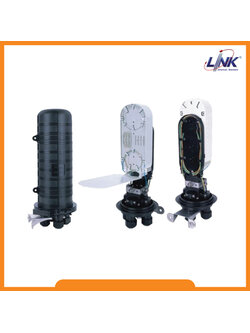 UF-3022A 24 Core Fiber Optic Splice Closure, Dome Type (Verical) with 2 Tray (12F)