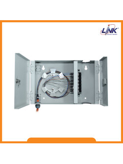 UF-2022A Fiber Optic Distribution Unit (FDU) 6-24F (2 Snap-In) Box Wall Mount, Unload