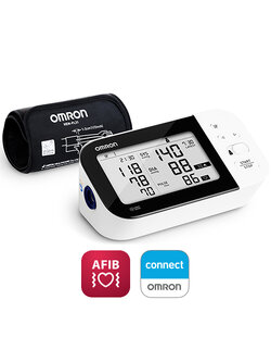 Omron เครื่องวัดความดันโลหิตอัตโนมัติรุ่น แบรนด์ OMRON HEM 7361T สามารถตรวจจับภาวะหัวใจสั่นพริ้ว (AFIB)