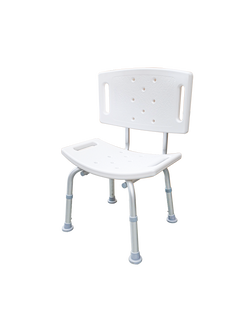 PS 133 เก้าอี้นั่งอาบน้ำ อลูมิเนียม แบบมีพนักพิง