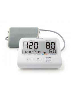 เครื่องวัดความดันโลหิตระบบดิจิทัล CITIZEN CHU 503 ใช้วัดความดันโลหิตและชีพจรที่ต้นแขน, แถมฟรี Adaptor เพื่อใช้กับไฟบ้าน