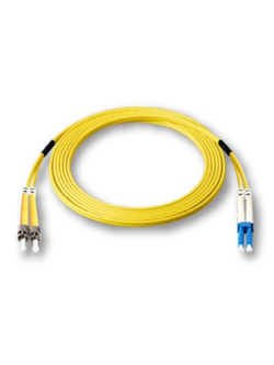 UFP942D31-05 Fiber Optic ST-LC Patch Cord OS2, Duplex Single-mode, (3.0 mm Jacket)/UPC-UPC, Lengths 5 m.