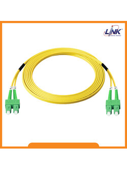 UFP966D32-03 Fiber Optic SC-SC Patch Cord OS2, Duplex Single-mode, (3.0 mm Jacket)/APC-APC, Lengths 3 m.