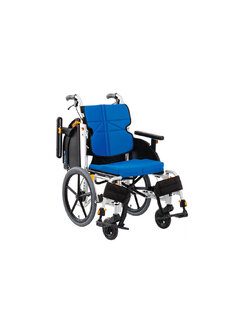 รถเข็นวีลแชร์ไซร้ใหญ่ (車いす) Matsunaga Wheelchair NEXT-61B เบาะกว้างพิเศษ 20 นิ้ว รองรับน้ำหนักสูงสุด 130 กิโลกรัม เหมาะสำหรับ คนมีรูปร่างใหญ่, คนที่มีน้ำหนักมาก, คนไซร์ฝรั่ง, สูง ใหญ่