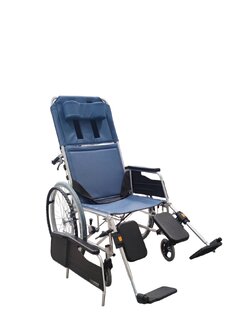 รถเข็นปรับเอนนอน แบรนด์ญี่ปุ่น Matsunaga Wheelchair (車いす) รุ่น MW13 ล้อหลังใหญ่ ที่วางแขนเปิดออกได้ ฟังก์ชั่นหลากหลาย พกพาสะดวก พับเก็บได้