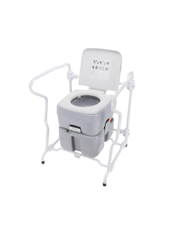 สุขาเคลื่อนที่ รุ่น P.2 + พร้อมราวพยุง