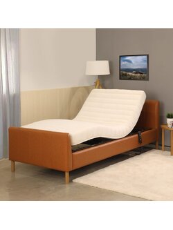 เตียงนอนเพื่อสุขภาพปรับไฟฟ้า PRIMERO SINGLE BED ขนาดใหญ่พิเศษ นอนสบาย 3.5 ฟุต + พร้อมที่นอนสุขภาพยางพาราแท้ + หมอนยางพารา + ชุดผ้าปูที่นอน (รุ่นยอดนิยม)